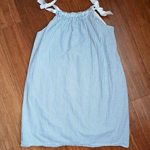 Lands End Girls- Size 12 Seersucker Dress